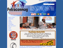 Tablet Screenshot of fetraconmag-es.com.br